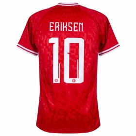 Denemarken Eriksen 10 Thuisshirt EK 2024